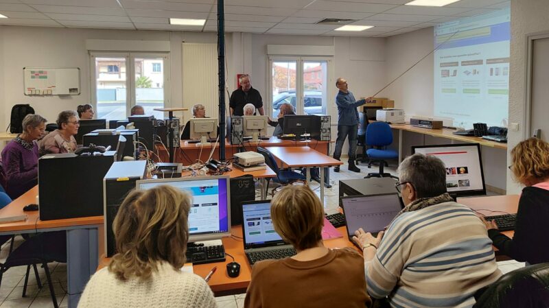Reprise des cours de l’Atelier municipal d’informatique – Salle du CAD – Tous les jeudis de 10h à 12h