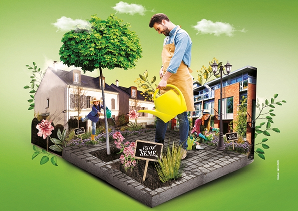 Nouvelle campagne “Ici on sème” : demandez votre permis de végétaliser ! Du 1er avril au 31 mai 2023