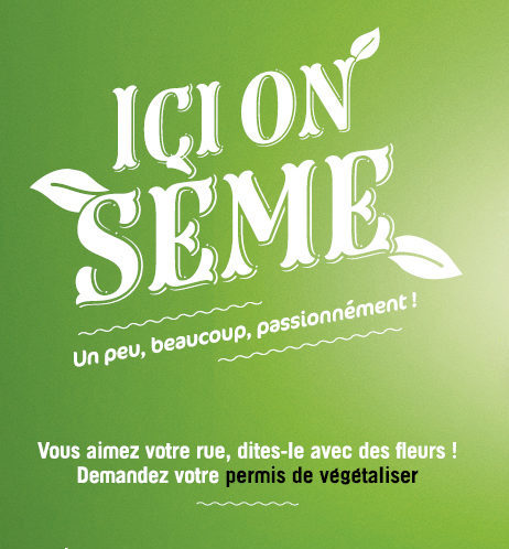 Permis de végétaliser : inscriptions ouvertes jusqu’au 27 mai 2022 pour l’automne 2022