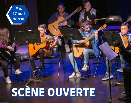 Scène ouverte de l’École Municipale de Musique – Mardi 17 mai – 18h30