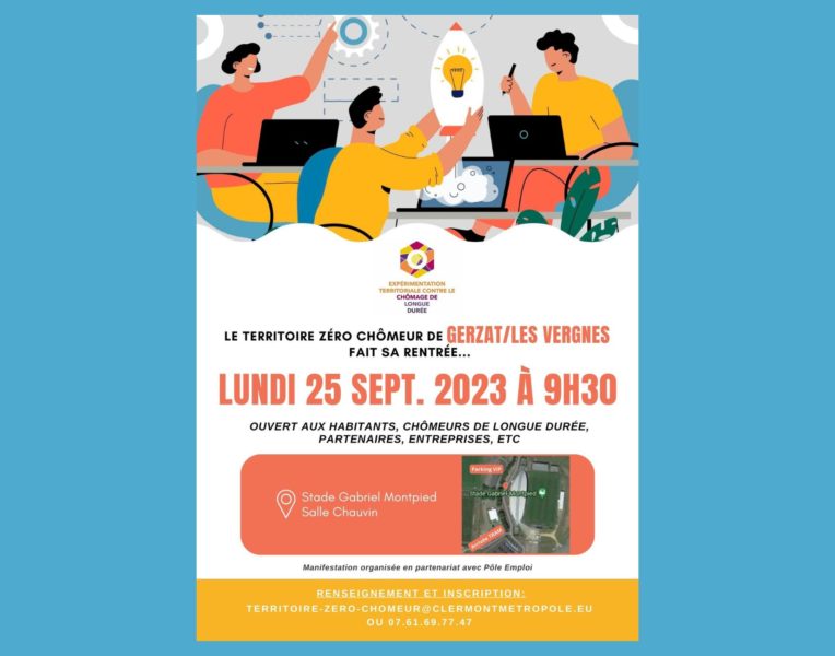Territoire Zéro Chômeur fait sa rentrée !