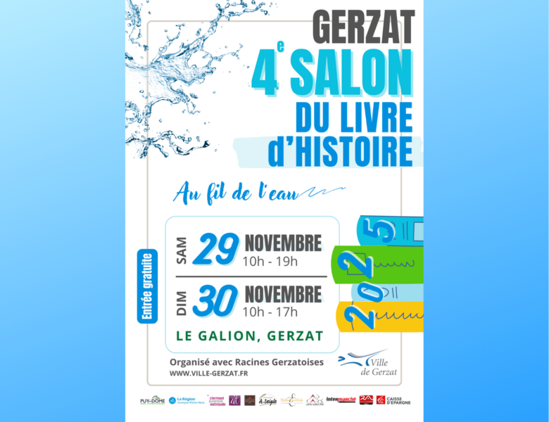 4e salon du livre d’histoire et patrimoine – Samedi 29 et dimanche 30 novembre – Le Galion