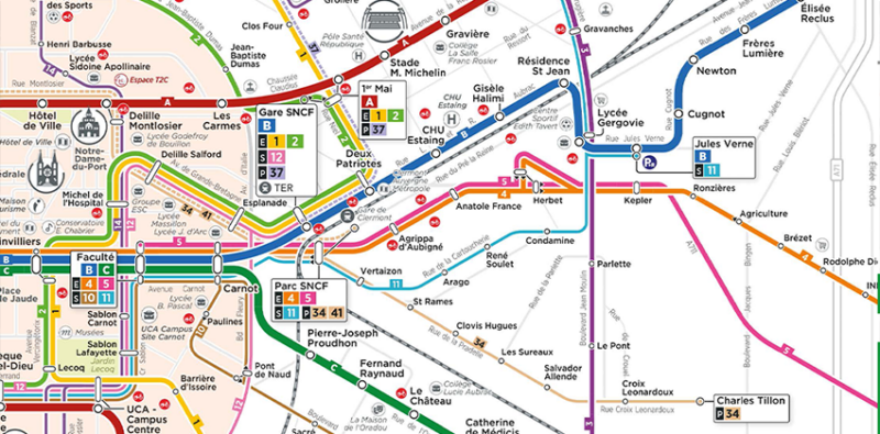Nouveau réseau de transport en commun T2C depuis le 20 décembre 2025