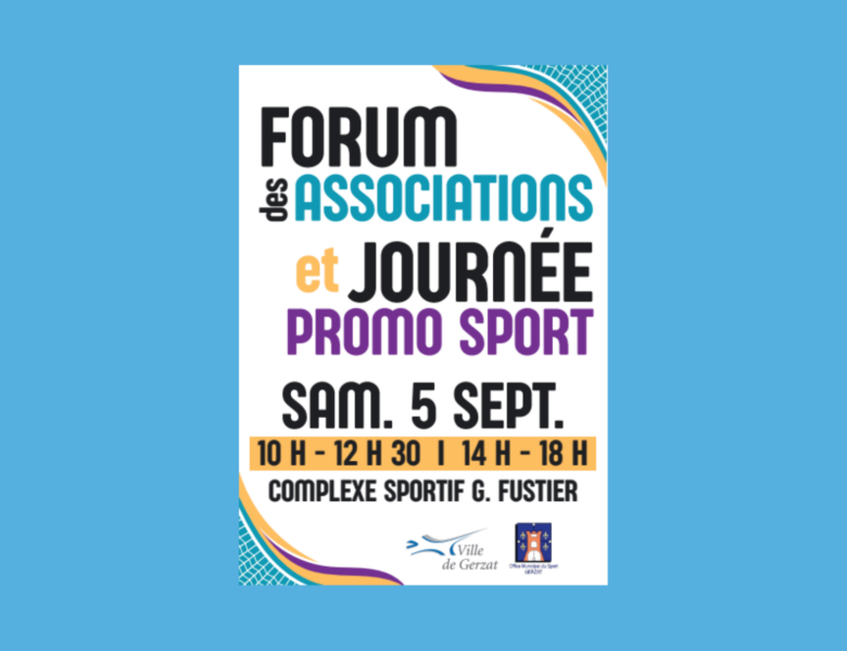 Forum des Associations / Journée Promo-sport – Samedi 5 septembre 2026